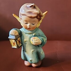 Vintage Hummel Goodnight Angel  #214 TMK-5 ~ 3-1/2" Tall With Sticker MINT